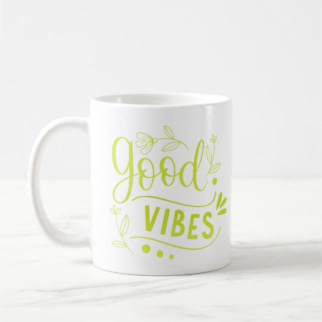 good vibes coffee mug (Left)