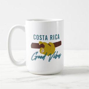 Good Vibes Costa Rica Sloth Coffee Mug