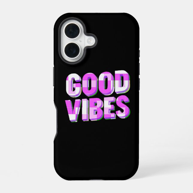 GOOD VIBES – Custom  iPhone 16 Case (Back)