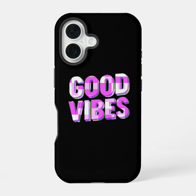 GOOD VIBES – Custom  iPhone 16 Case (Back)