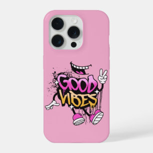 Good Vibes Graffiti iPhone 15 Pro Case