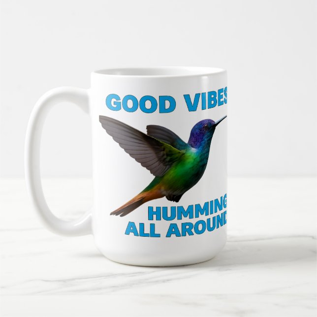 Good Vibes – Humming All Around Edition Coffee Mug (Left)