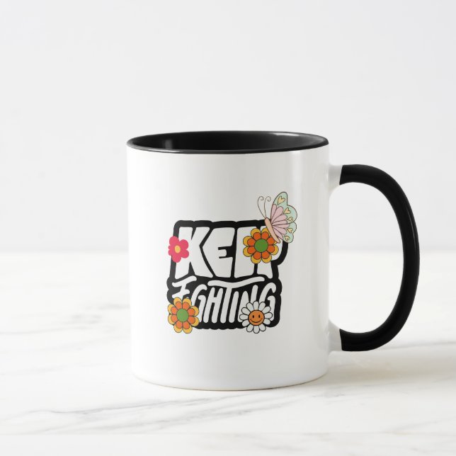 Good Vibes Illustration Typography Mug (Right)