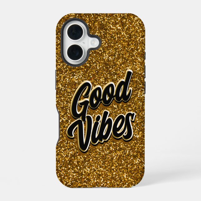 Good Vibes iPhone 16 Case (Back)