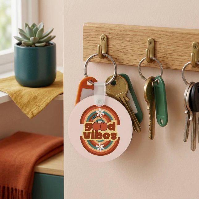Good Vibes Key Ring (Creator Uploaded)