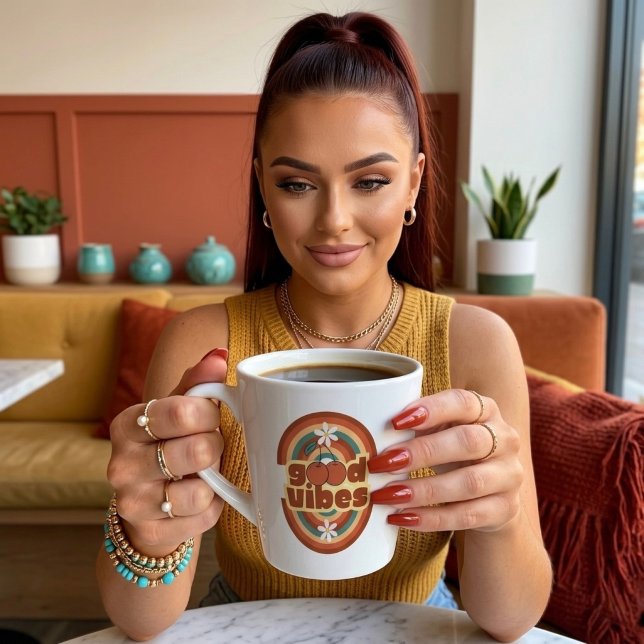 Good Vibes Latte Mug (Creator Uploaded)
