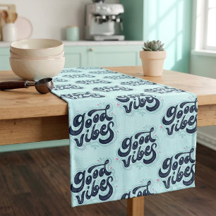 Good Vibes Long Table Runner
