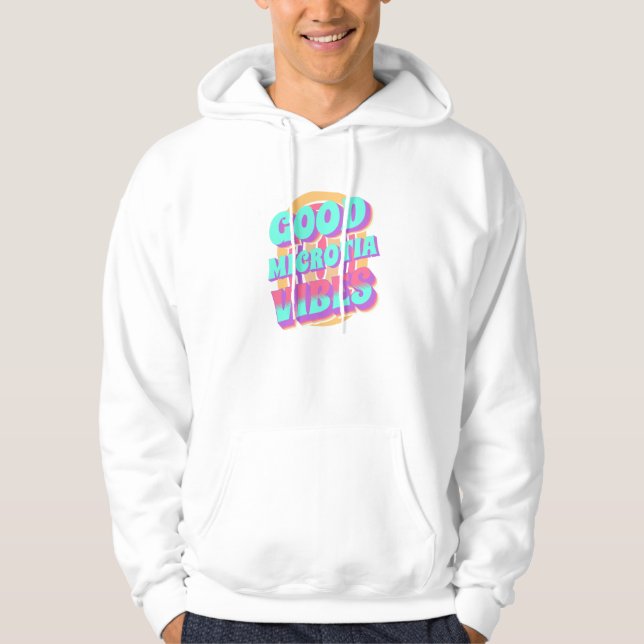 Good Vibes Microtia T-Shirt Hoodie (Front)