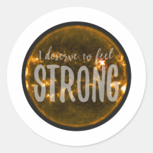 good vibes motivation for self acceptance classic round sticker