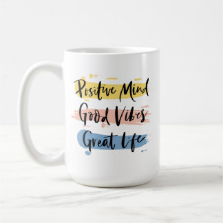 Good Vibes Motivational Coffee Mug
