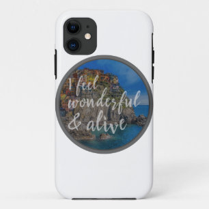 good vibes motivational quotes for success iPhone 11 case