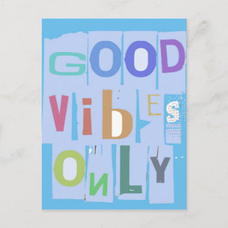 good vibes only 2_3.jpg postcard