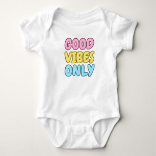 Good Vibes Only Baby Jersey Bodysuit