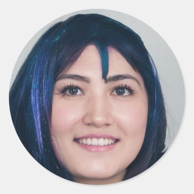 Good Vibes Only Classic Round Sticker (Front)