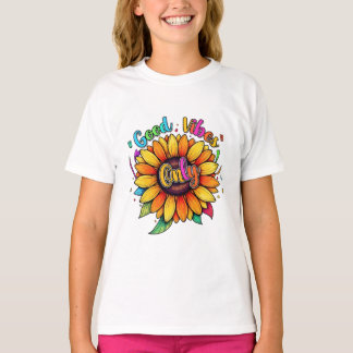 Good Vibes Only - Colourful Floral Edition T-Shirt