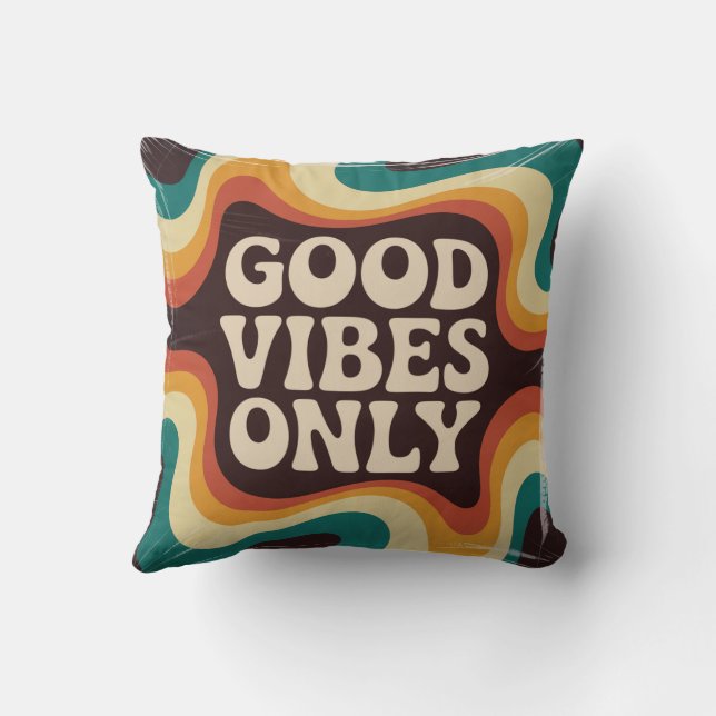 Good Vibes Only Cushion (Back)