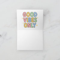 Good Vibes Only Cute Pastel Design