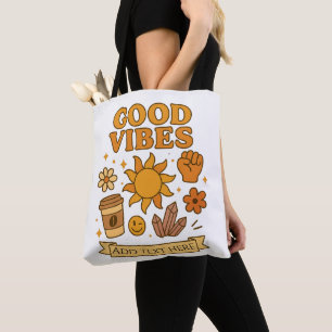 Good Vibes Only – Editable Art Tote Bag
