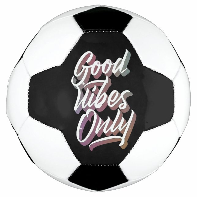 good vibes only football (Front)