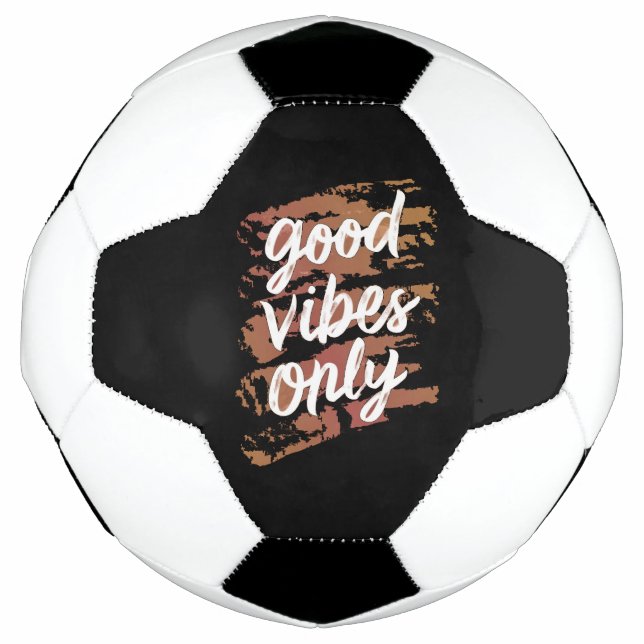 good vibes only football (Front)
