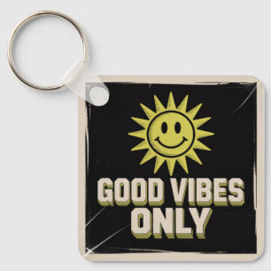 Good Vibes Only Key Ring