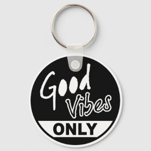 Good Vibes Only Key Ring