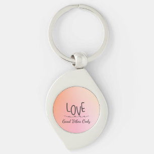Good Vibes Only Key Ring