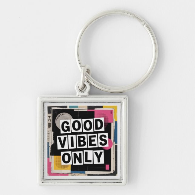 Good Vibes Only Key Ring (Front)