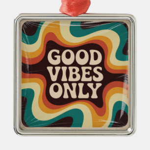 Good Vibes Only Metal Tree Decoration