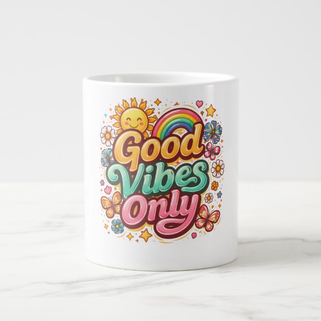 Good vibes only mug (Front)