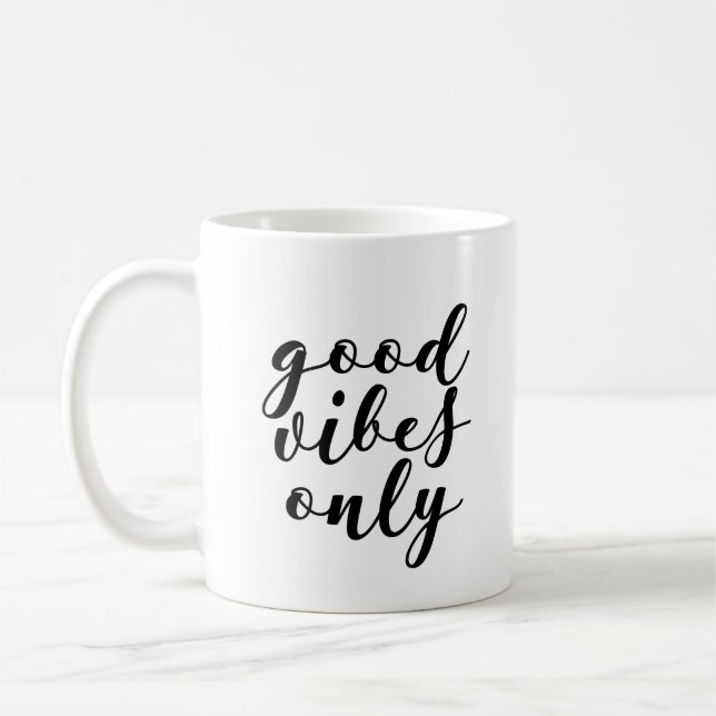 Good vibes only mug (Left)