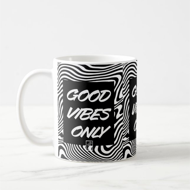 Good Vibes Only. Mug. Coffee Mug (Left)