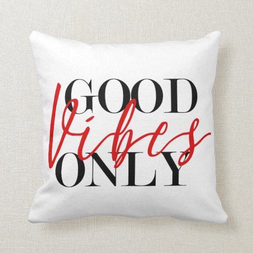 Image of Good Vibes Only Pillow