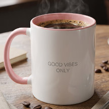 Good Vibes Only Positive Energy Minimalist Gift