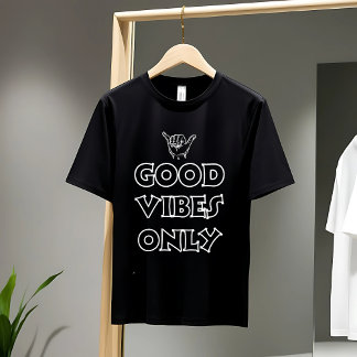 Good Vibes Only | Positive Energy & Motivational  Tri-Blend Shirt