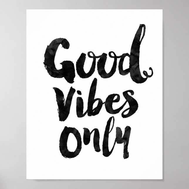 Good Vibes Only Poster (Front)