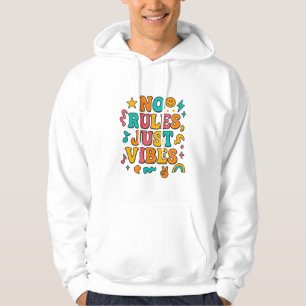 Good Vibes Only Retro Hoodie – Funky Motivational