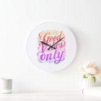 Good Vibes Only Script Badge
