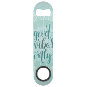 Good Vibes Only sea foam Green