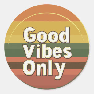 Good Vibes Only Sticker