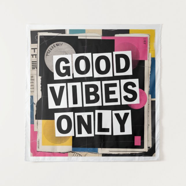 Good Vibes Only Tapestry (Front)