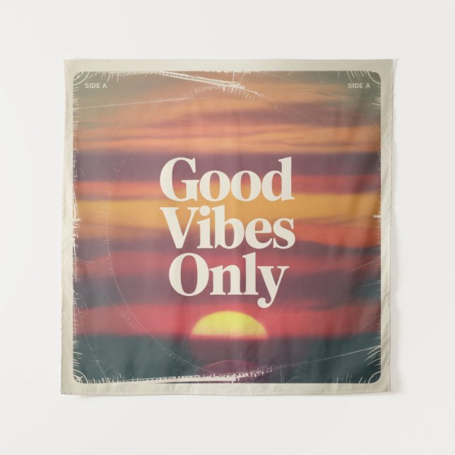 Good Vibes Only Tapestry (Front)