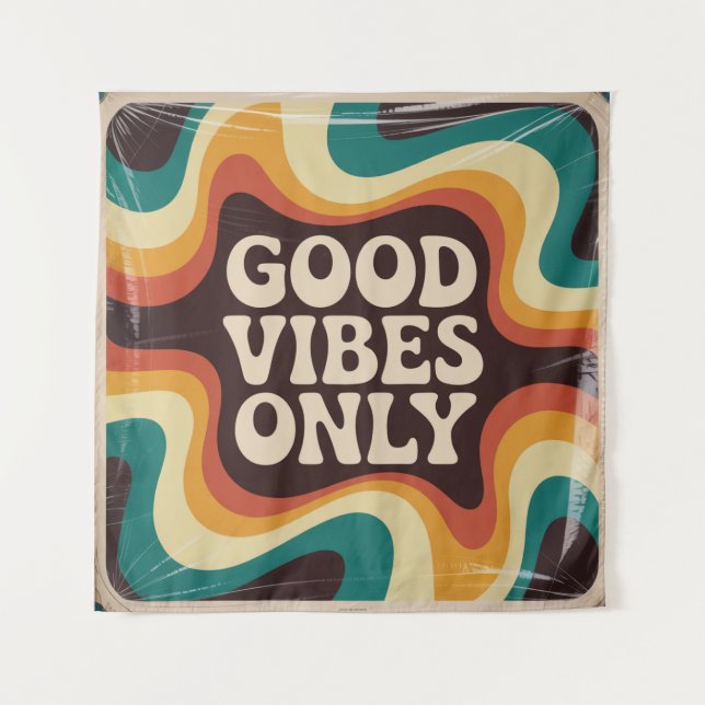 Good Vibes Only Tapestry (Front)