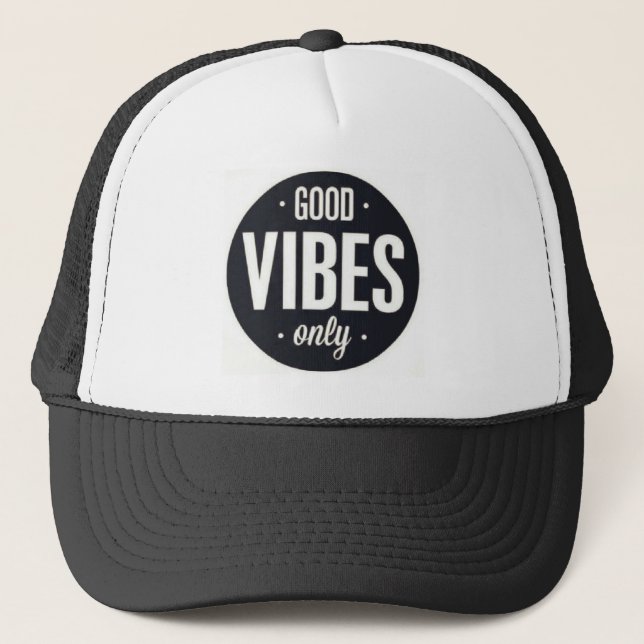 Good Vibes Only Trucker Hat (Front)