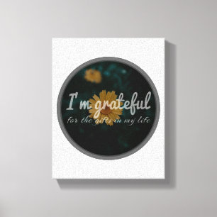 good vibes phrases for motivation and inspiration canvas print