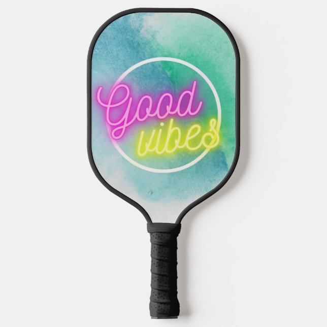 Good Vibes Pickleball Paddle (Front)