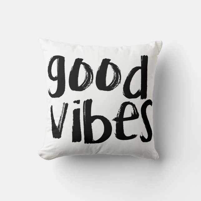Good Vibes Pillow (Front)