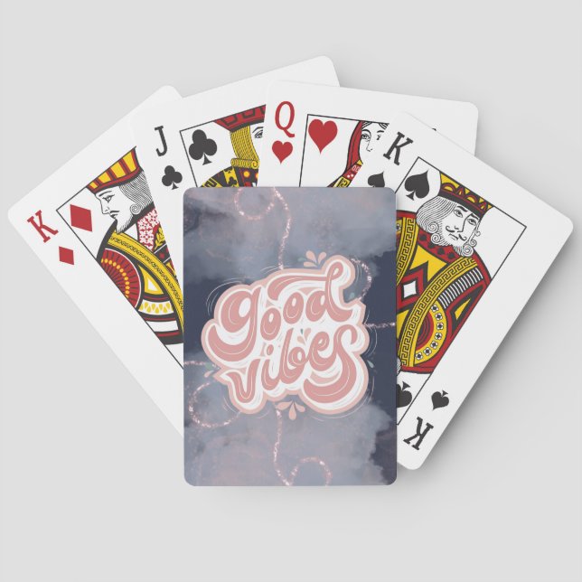 Good Vibes Playing Cards (Back)
