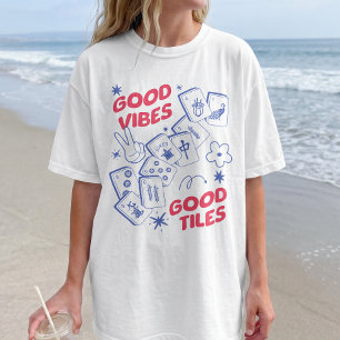 Good Vibes Retro Mahjong T-Shirt