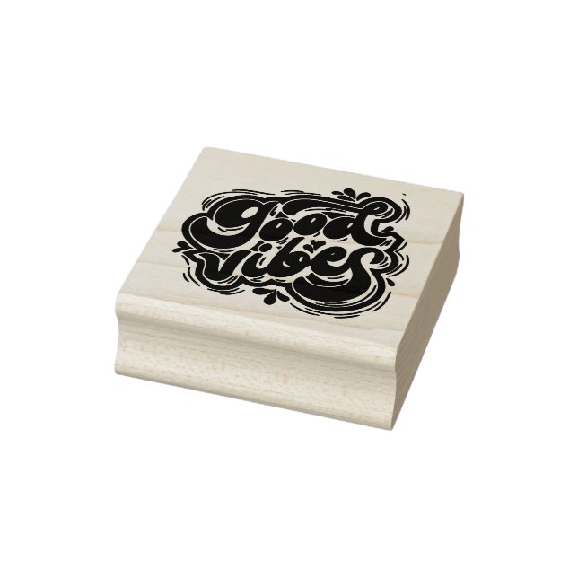 Good Vibes Rubber Stamp (Stamp)
